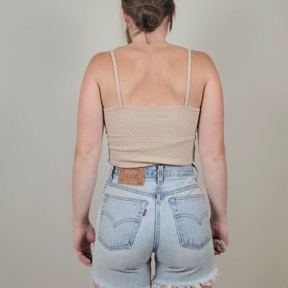 Vintage 80s 90s Levi's 512 Mom Jean Shorts Light Wash 26" - Picture 3 of 15